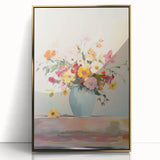 Electric Floral Wall Art: Vibrant Flower Bouquet in Modern Electric Decor