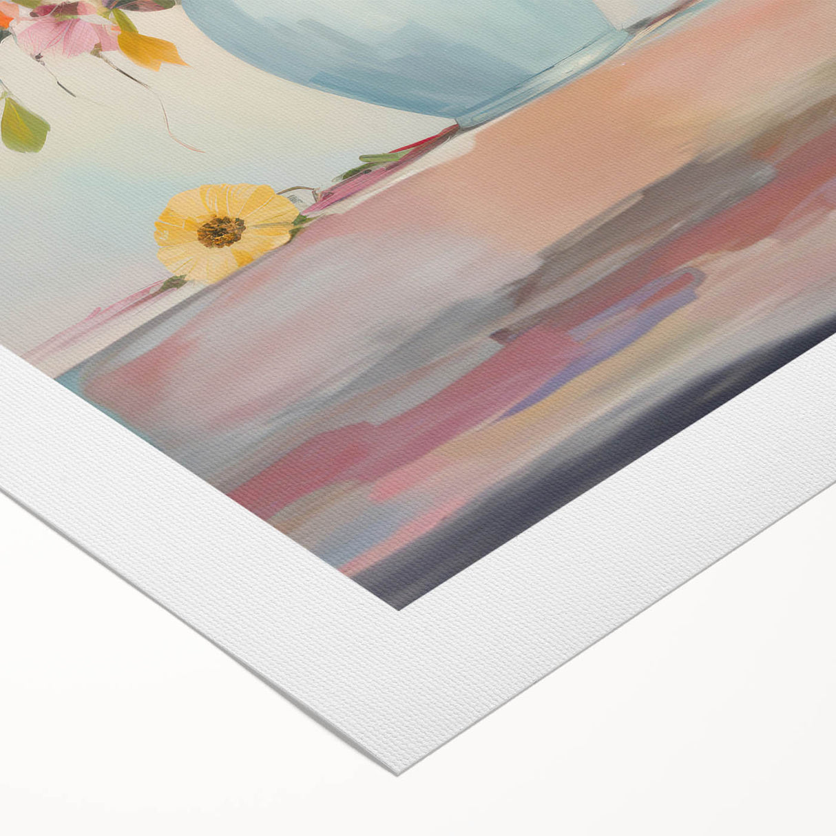 Electric Floral Wall Art: Vibrant Flower Bouquet in Modern Electric Decor