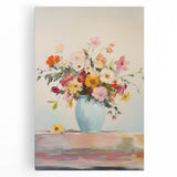 Electric Floral Wall Art: Vibrant Flower Bouquet in Modern Electric Decor
