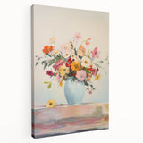 Electric Floral Wall Art: Vibrant Flower Bouquet in Modern Electric Decor