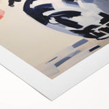 Electric Floral Wall Art: Bold Poppy Vase in Modern Electric Art Canvas