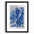 Electric Wall Art: Bold Blue Jazz Musicians in Modern Electric Decor