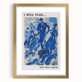 Electric Wall Art: Bold Blue Jazz Musicians in Modern Electric Decor