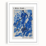 Electric Wall Art: Bold Blue Jazz Musicians in Modern Electric Decor