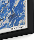 Electric Wall Art: Bold Blue Jazz Musicians in Modern Electric Decor