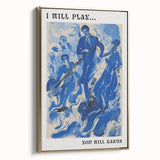 Electric Wall Art: Bold Blue Jazz Musicians in Modern Electric Decor