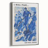 Electric Wall Art: Bold Blue Jazz Musicians in Modern Electric Decor