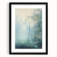 Electric Forest Wall Art: Serene Misty Landscape in Modern Decor
