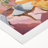 Electric Wall Art: Vibrant Interior with Yellow Chairs in Modern Decor