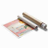 Electric Wall Art: Vibrant Interior with Yellow Chairs in Modern Decor