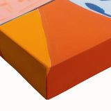 Electric Floral Wall Art: Bold Vase with Vibrant Flowers in Modern Decor