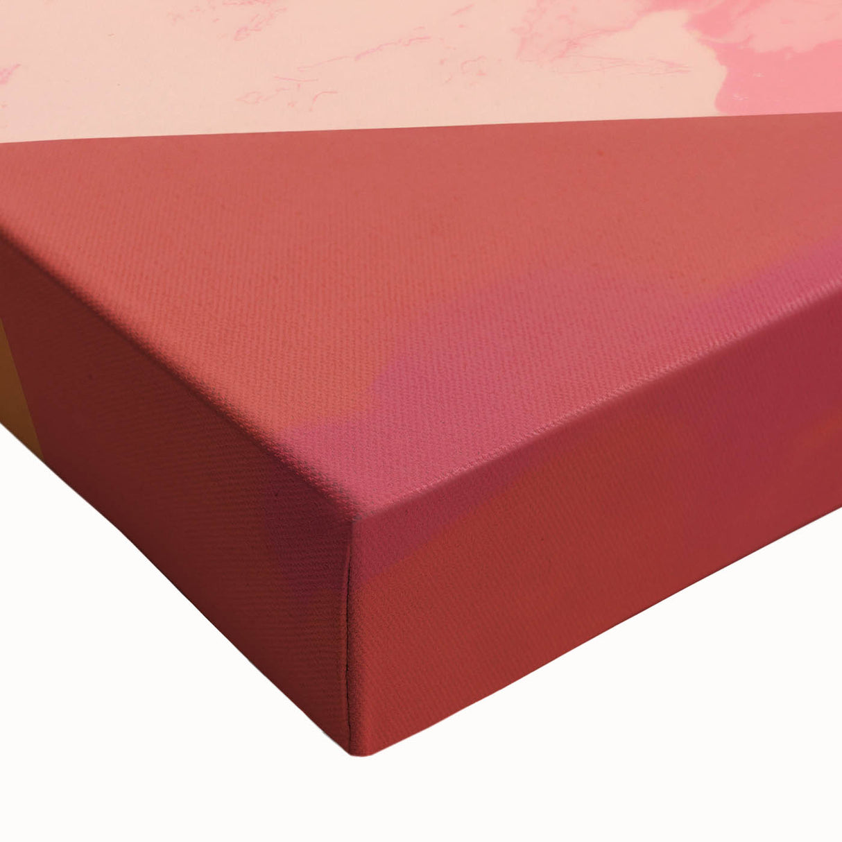 Electric Wall Art: Vibrant Pink and Blue Street Scene for Modern Decor