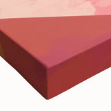 Electric Wall Art: Vibrant Pink and Blue Street Scene for Modern Decor