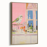 Electric Wall Art with Vibrant Parrot Design | Abstract Electric Decor