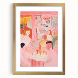 Abstract Electric Art with Dynamic Figures | Vibrant Modern Wall Decor