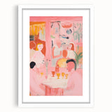 Abstract Electric Art with Dynamic Figures | Vibrant Modern Wall Decor