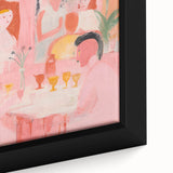 Abstract Electric Art with Dynamic Figures | Vibrant Modern Wall Decor