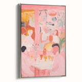 Abstract Electric Art with Dynamic Figures | Vibrant Modern Wall Decor