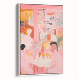 Abstract Electric Art with Dynamic Figures | Vibrant Modern Wall Decor