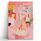 Abstract Electric Art with Dynamic Figures | Vibrant Modern Wall Decor