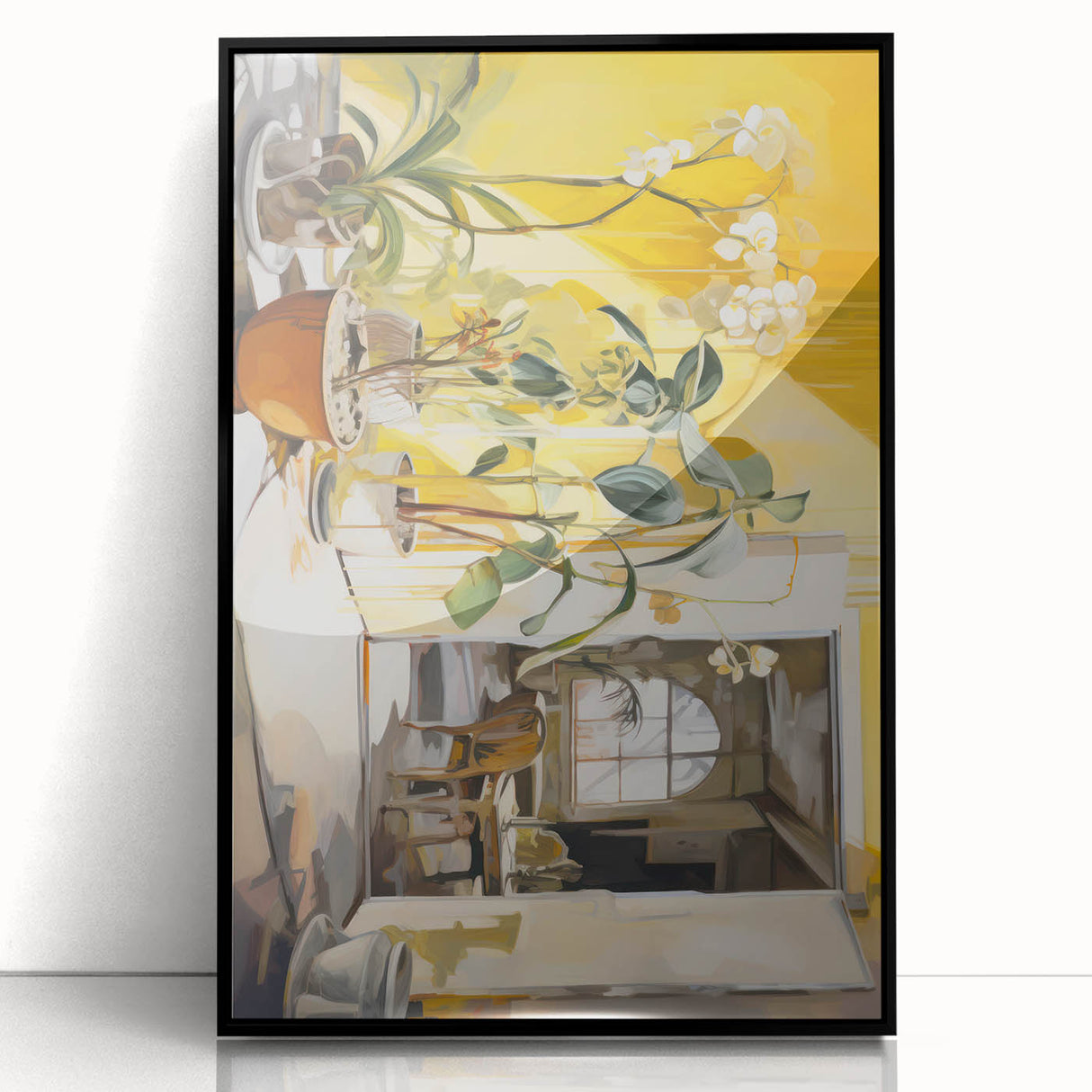 Electric Art with Bright Floral Design | Vibrant Modern Wall Decor