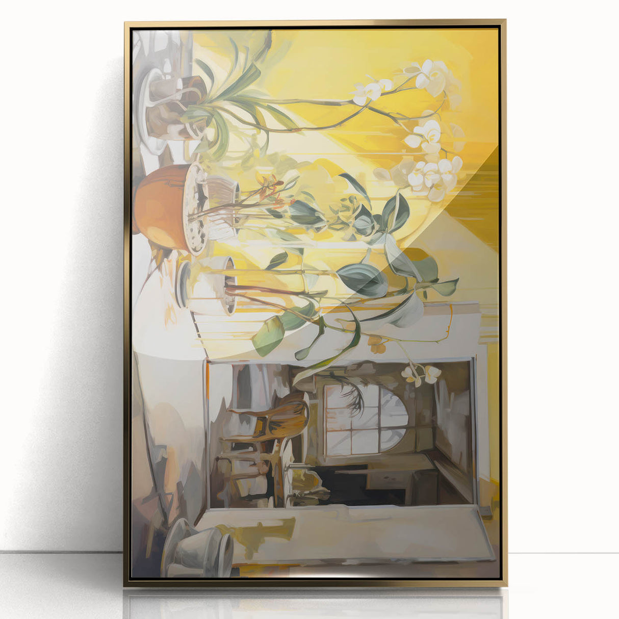 Electric Art with Bright Floral Design | Vibrant Modern Wall Decor
