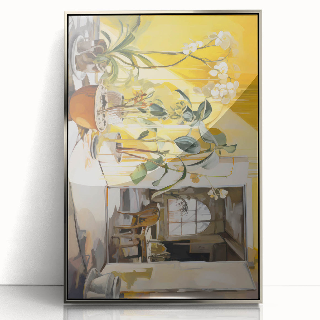 Electric Art with Bright Floral Design | Vibrant Modern Wall Decor