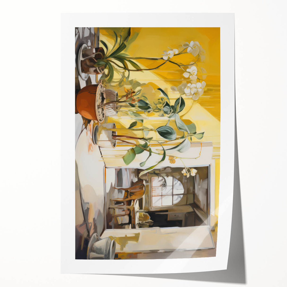 Electric Art with Bright Floral Design | Vibrant Modern Wall Decor