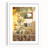 Electric Wall Art with Vibrant Plant Life | Modern Abstract Decor