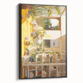 Electric Wall Art with Vibrant Plant Life | Modern Abstract Decor