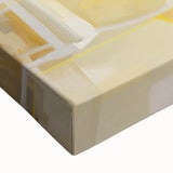 Electric Wall Art with Abstract Floral Design | Vibrant Yellow Decor