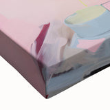 Electric Floral Wall Art with Bold Red Blooms | Vibrant Modern Decor