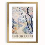 Abstract Electric Landscape Canvas - Modern Vibrant Wall Art Decor