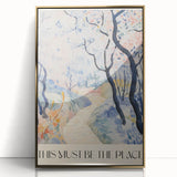 Abstract Electric Landscape Canvas - Modern Vibrant Wall Art Decor