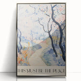 Abstract Electric Landscape Canvas - Modern Vibrant Wall Art Decor