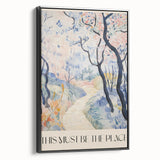 Abstract Electric Landscape Canvas - Modern Vibrant Wall Art Decor