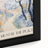 Abstract Electric Landscape Canvas - Modern Vibrant Wall Art Decor