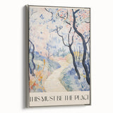 Abstract Electric Landscape Canvas - Modern Vibrant Wall Art Decor