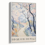 Abstract Electric Landscape Canvas - Modern Vibrant Wall Art Decor