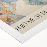 Abstract Electric Landscape Canvas - Modern Vibrant Wall Art Decor