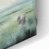 Electric Landscape Wall Art with Serene Green Fields | Modern Decor