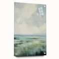 Electric Landscape Wall Art with Serene Green Fields | Modern Decor