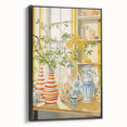 Electric Floral Still Life Wall Art with Vases | Vibrant Modern Decor