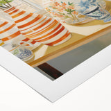 Electric Floral Still Life Wall Art with Vases | Vibrant Modern Decor