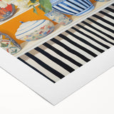 Electric Still Life Wall Art with Bold Vases and Flowers | Modern Decor