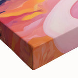 Electric Landscape Wall Art with Sunset Hues | Vibrant Modern Decor