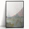 Electric Forest Landscape Wall Art | Serene Nature-Inspired Decor