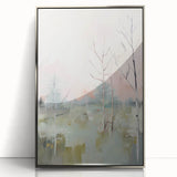 Electric Forest Landscape Wall Art | Serene Nature-Inspired Decor