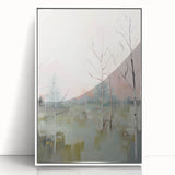Electric Forest Landscape Wall Art | Serene Nature-Inspired Decor