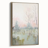Electric Forest Landscape Wall Art | Serene Nature-Inspired Decor